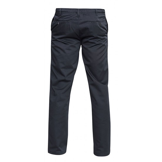 D555 Basilo Fully Elastic Waist Rugby Trousers - Black