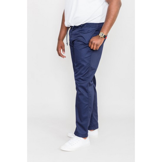 D555 Basilo Fully Elastic Waist Rugby Trousers - Navy