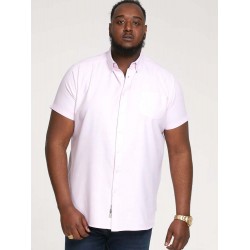 D555 Short Sleeve Oxford Shirt - Pink