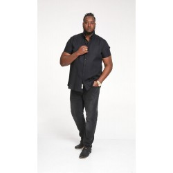 D555 Short Sleeve Oxford Shirt - Black