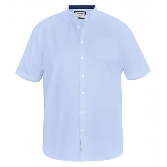 D555 Short Sleeve Oxford Shirt - Blue