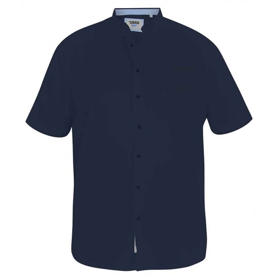 D555 Short Sleeve Oxford Shirt - Navy