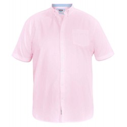 D555 Short Sleeve Oxford Shirt - Pink