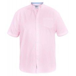D555 Short Sleeve Oxford Shirt - Pink