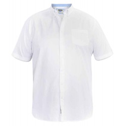 D555 Short Sleeve Oxford Shirt - White