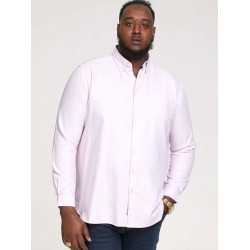 D555 Long Sleeve Oxford Shirt - Pink