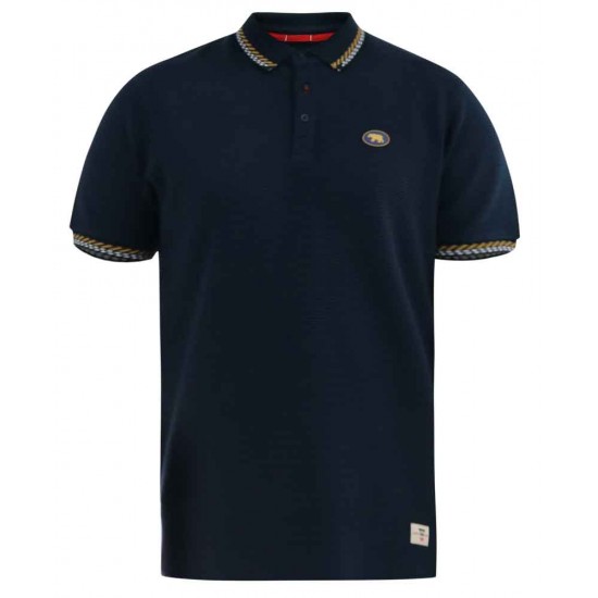 D555 Otis Knitted Polo - Navy