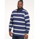 D555 Marshall Long Sleeve Polo - Navy