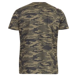 D555 Gaston Camouflage Print Extra Tall T-Shirt - Green