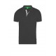 D555 Grant Pique Polo Shirt - Black