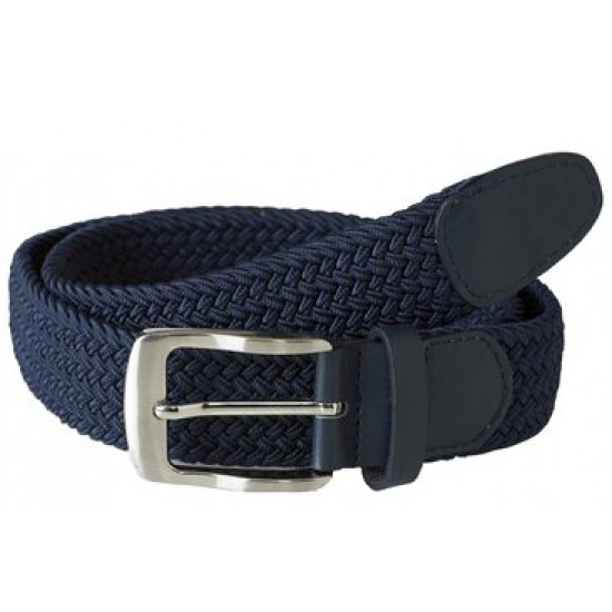 D555 Dani Stretch Braided Belt - Navy