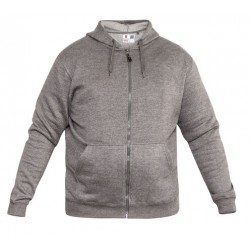 Duke Cantor Heavyweight Full Zip Hoodie - Grey