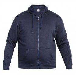 Duke Cantor Heavyweight Full Zip Hoodie - Navy