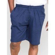 D555 John Lightweight Cotton Cargo Shorts - Navy