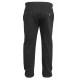 D555 Rory Lightweight Jogging Bottoms with Open Hem - Black