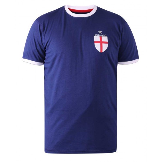 D555 Barrow England Football T-Shirt - Royal Blue