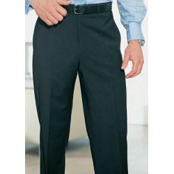 BROOK TAVERNER  "AVALINO" CHARCOAL TROUSER - SIZE 44R
