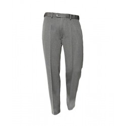 Carabou Cavalry Twill Expandable Waist Trousers - Mid Grey