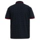 D555 Ashwell Polo Shirt with Jacquard Collar & Cuffs - Navy