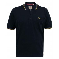 D555 Hamford Pique Polo Shirt - Navy