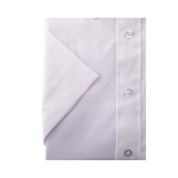 DOUBLE TWO CLASSIC EASY CARE SHORT SLEEVE SHIRT WHITE - SIZE 18"-23"