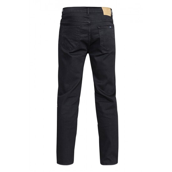 Duke Rockford Carlos Comfort Fit Stretch Jeans - Black