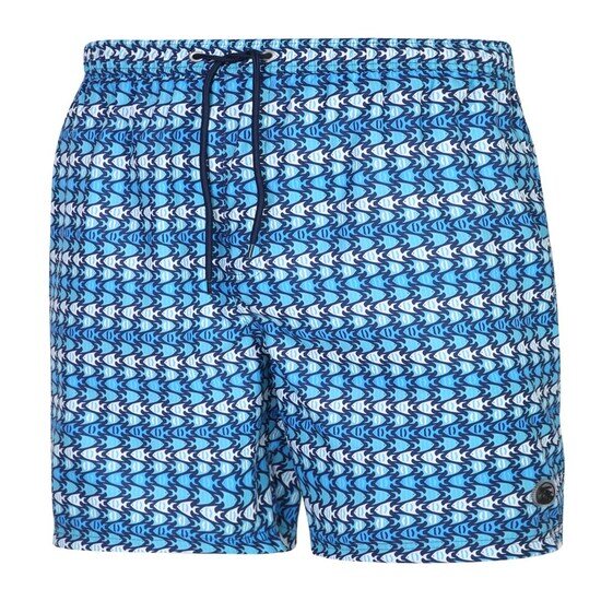 Espionage Fish Printed Swim Shorts