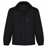 Espionage Padded Waterproof Coat - Black