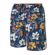 Espionage Hibiscus Swim Shorts - Navy