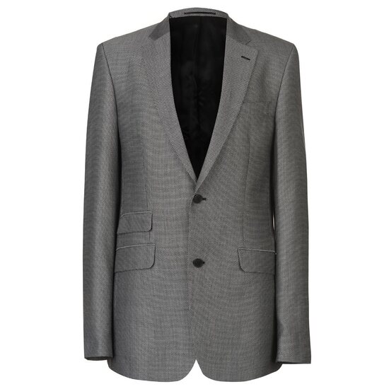 Hugo James Dogtooth Print Sports Jacket - Black/White