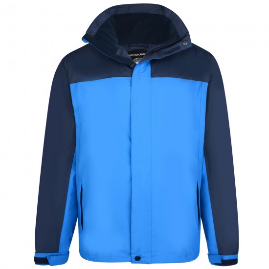 Kam Contrast Waterproof Jacket - Navy