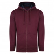 Kam Full Zip Hoodie - Burgundy