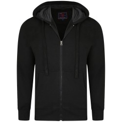 Kam Full Zip Hoodie - Black