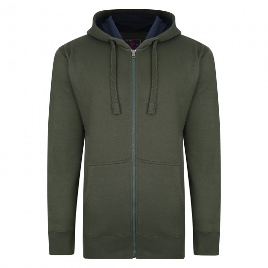 Kam Full Zip Hoodie - Olive