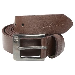 KAM 100% LEATHER JEANS BELT BROWN - SIZES 40" - 70"