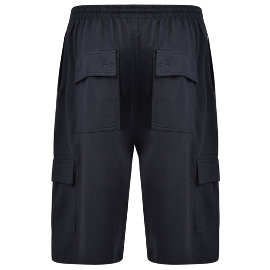 Kam Jersey Cargo Shorts - Black