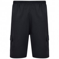 Kam Jersey Cargo Shorts - Black