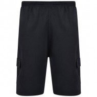 Kam Jersey Cargo Shorts - Black