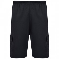 Kam Jersey Cargo Shorts - Black 10XL/12XL