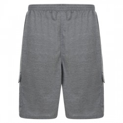 Kam Jersey Cargo Shorts - Charcoal