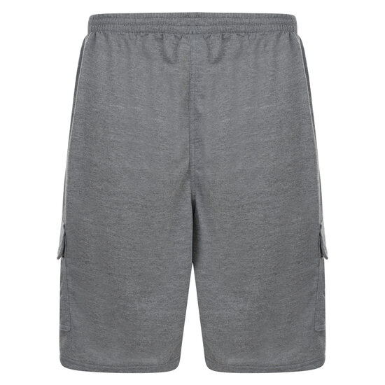 Kam Jersey Cargo Shorts - Charcoal