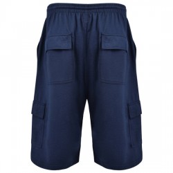 Kam Jersey Cargo Shorts - Navy 10XL/12XL