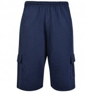 Kam Jersey Cargo Shorts - Navy