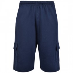 Kam Jersey Cargo Shorts - Navy