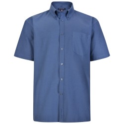 Kam Short Sleeve Oxford Shirt - Navy