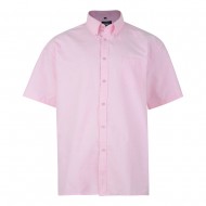 Kam Short Sleeve Oxford Shirt - Pink