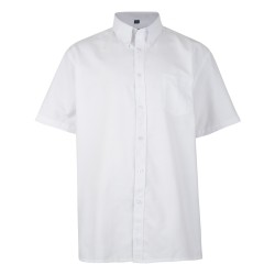 Kam Short Sleeve Oxford Shirt - White