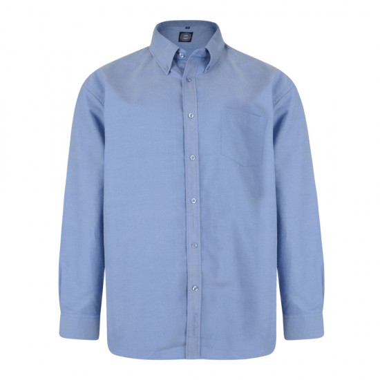 Kam Long Sleeve Oxford Shirt - Denim