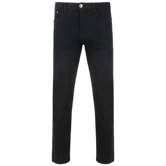 Kam Alba Tall Fit Stretch Chinos - Black