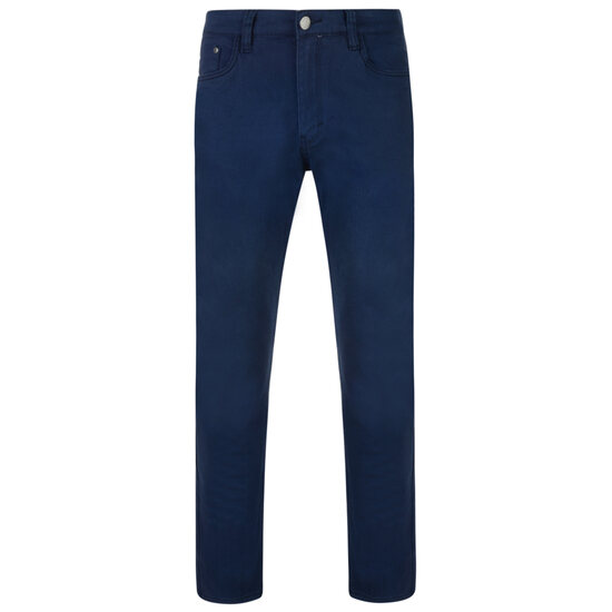 Kam Alba Tall Fit Stretch Chinos - Navy